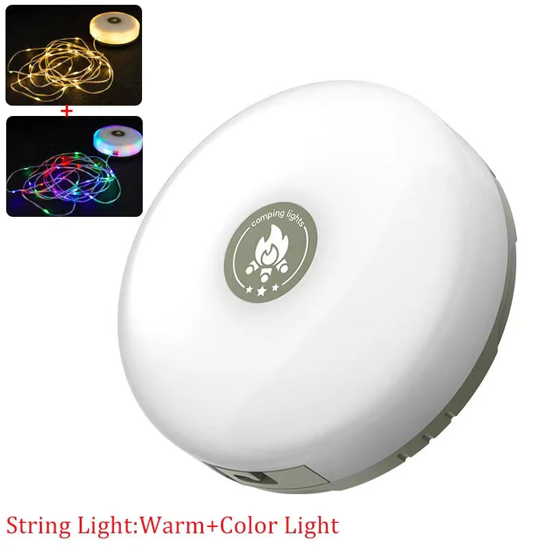 10M Waterproof LED Camping Lamp Strip – Outdoor Garden & Tent Decoration