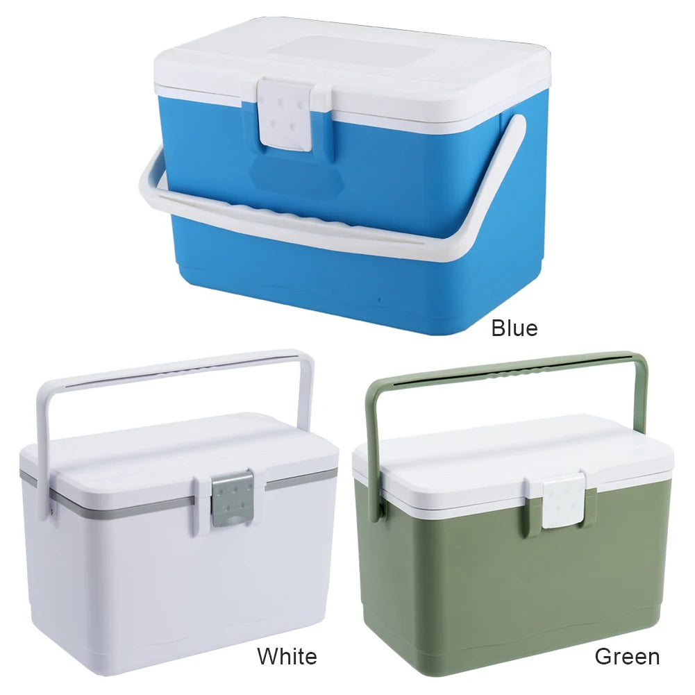 Portable Insulated Ice Cooler – 6/8/13L Hard Cooler with Handle