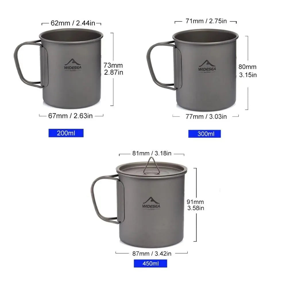 Widesea Titanium Camping Mug