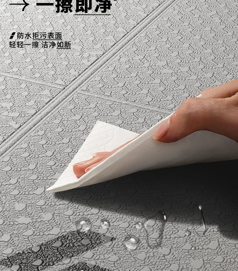 Extra Wide Thick Foldable Non-Slip Yoga Mat – Quiet Home Workout Fitness Mat