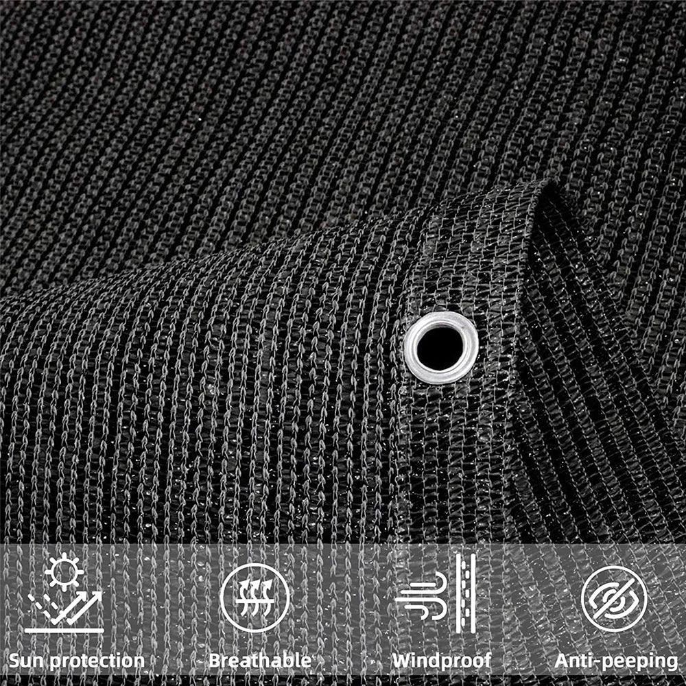 Outdoor Balcony Privacy Screen with Grommets