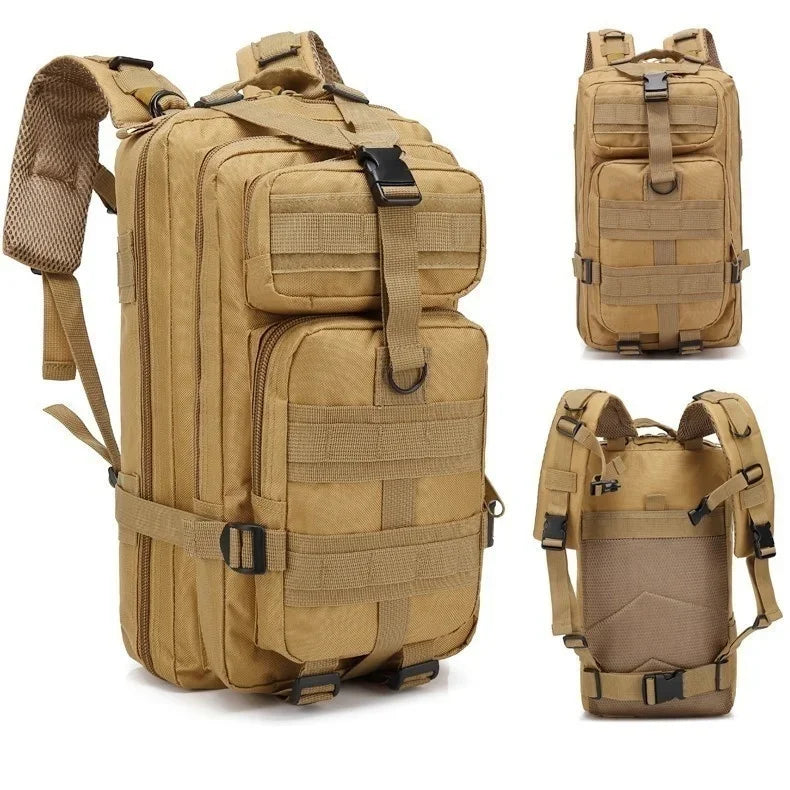 30/50L Tactical Backpack – MOLLE Survival Pack for Hiking, Travel & Hunting