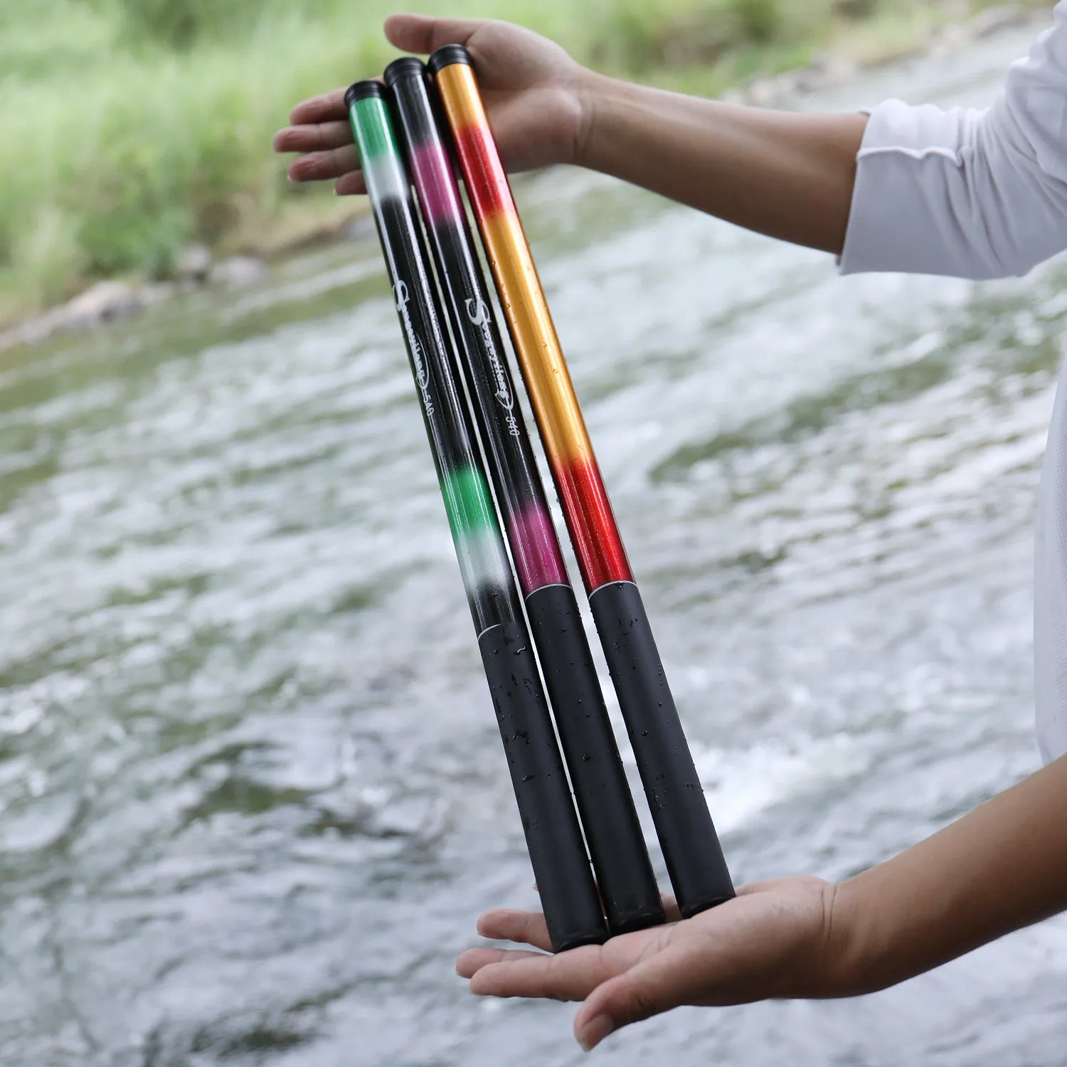 Sougayilang Fiberglass Telescopic Fishing Rod – 2.7m to 5.4m