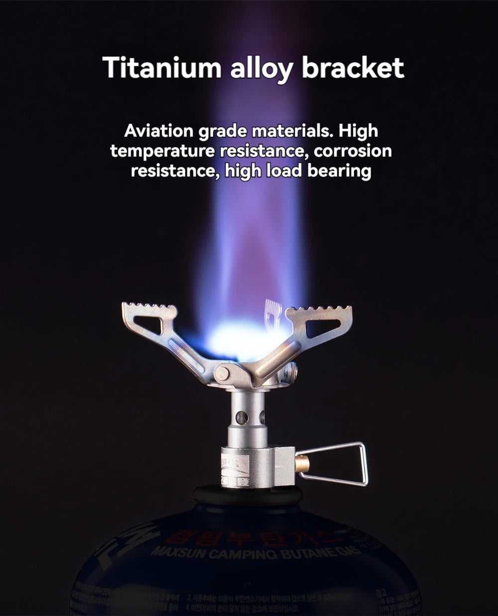 BRS-3000T Titanium Mini Camping Stove – Ultralight Pocket Burner