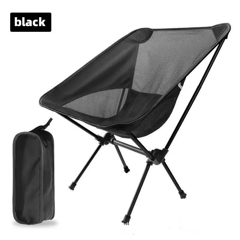Ultralight Foldable Outdoor Chair – Camping, Fishing, Reclining Moon Chair