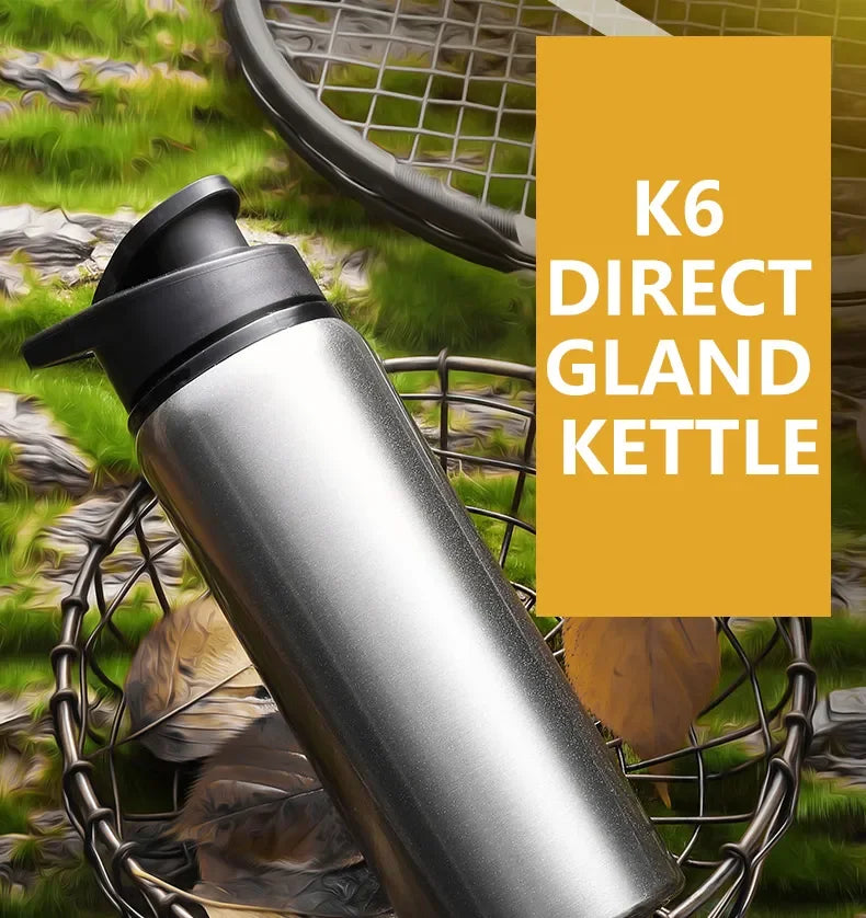 Metal Portable Water Bottle – Leakproof & Reusable Sports Travel Cup