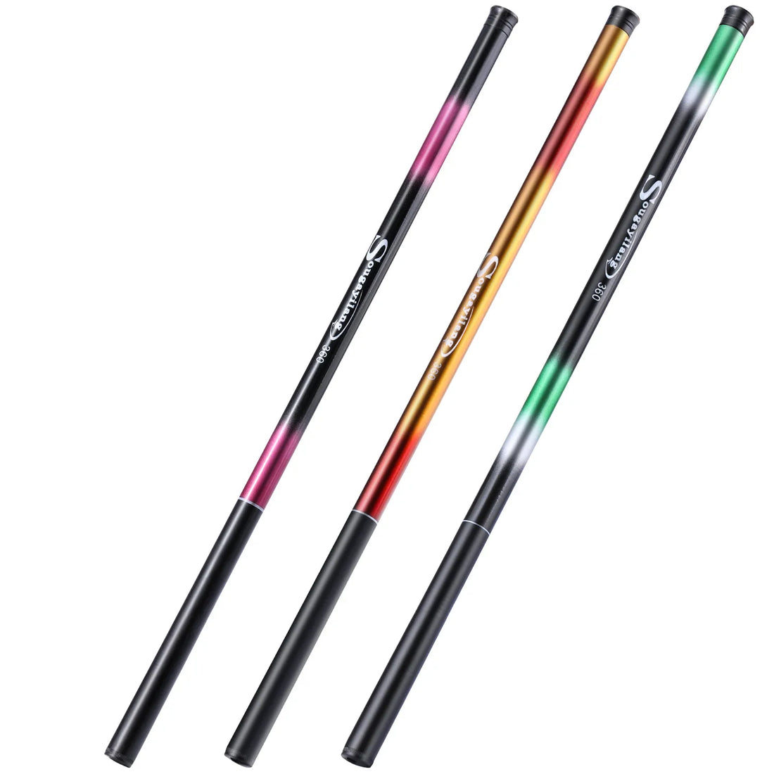 Sougayilang Fiberglass Telescopic Fishing Rod – 2.7m–5.4m Portable, Anti-Bending