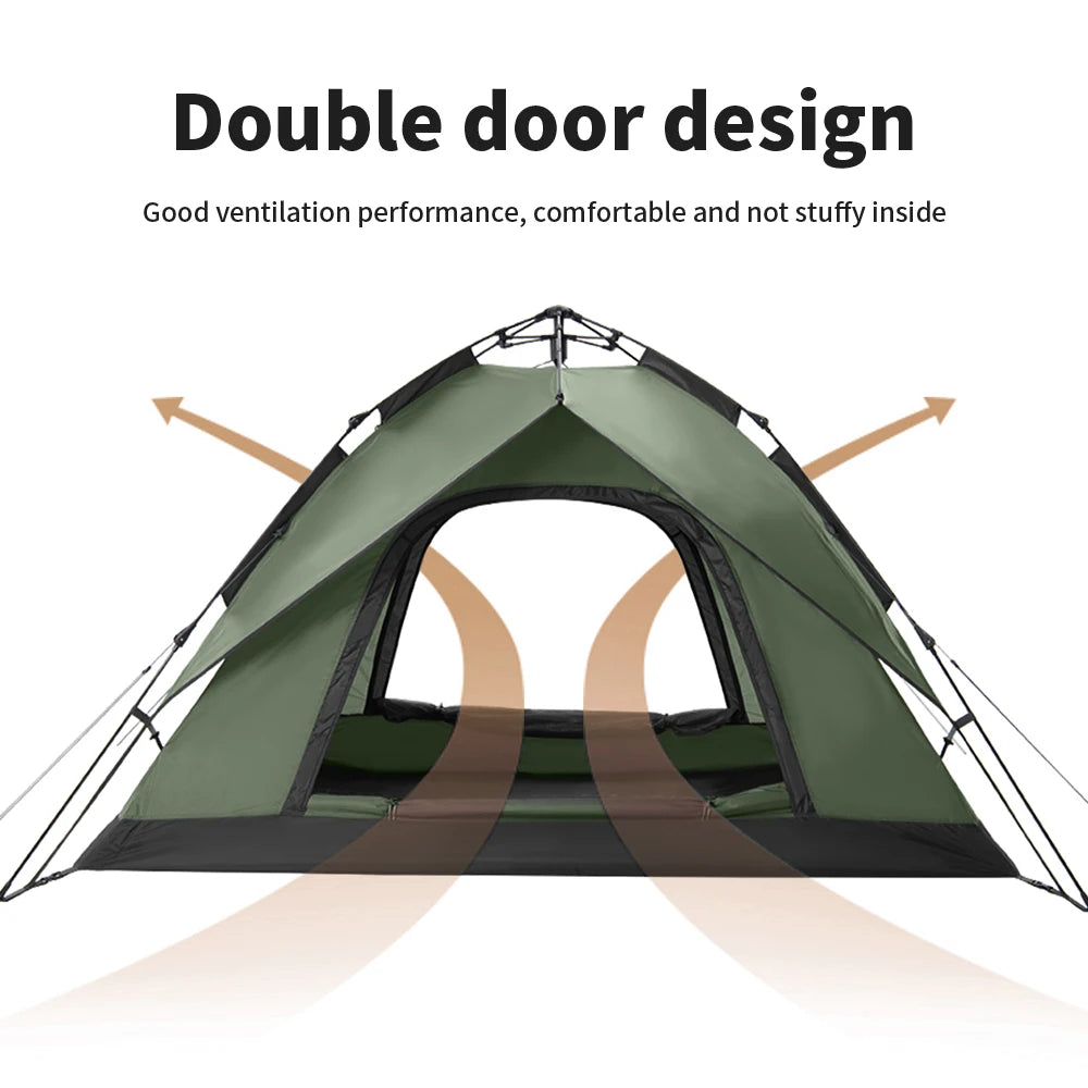 Naturehike 3-Person One-Touch Camping Tent