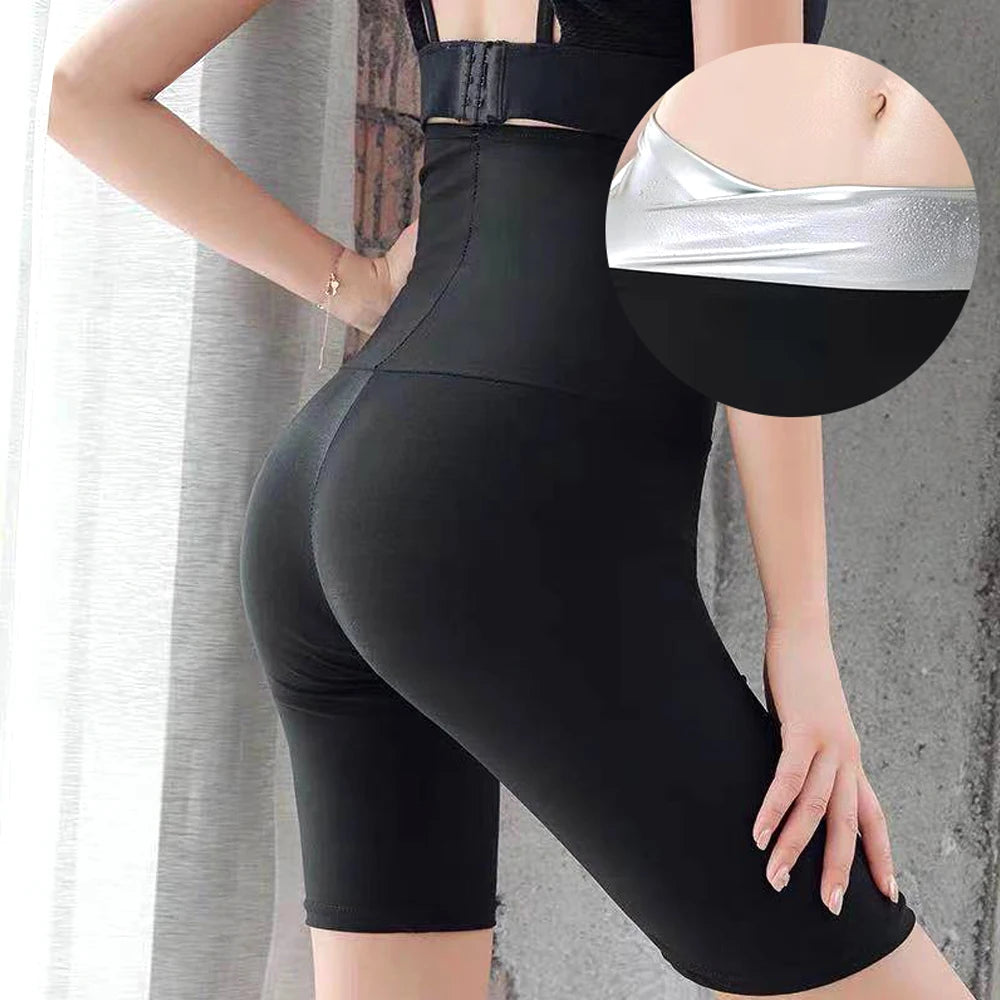 Women’s Sauna Sweat Shorts with Waist Trainer