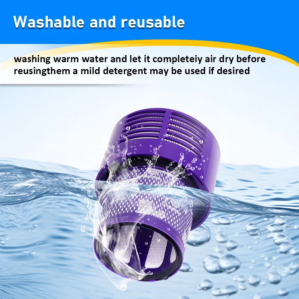 1–4PC HEPA Post Filter Replacement for Dyson V10 SV12 Vacuum