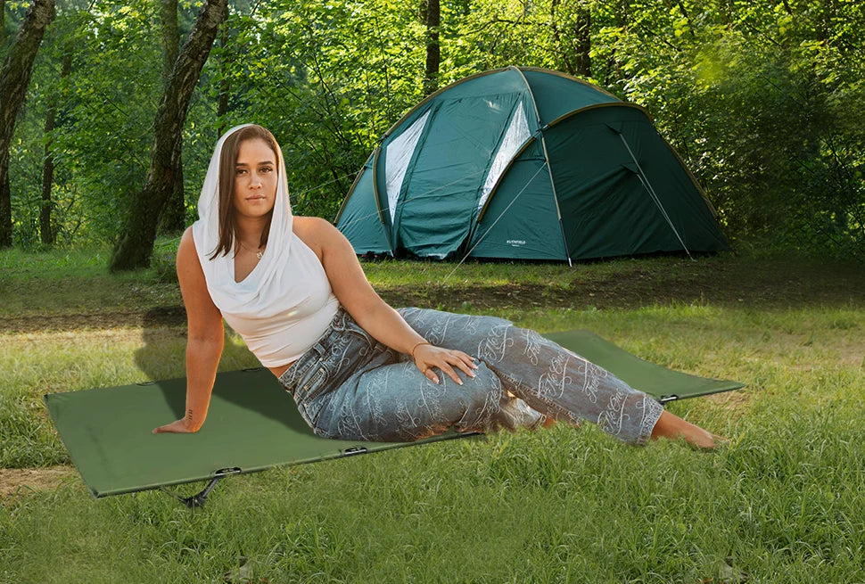 WESTTUNE Ultralight Folding Camping Cot – Portable Bed for Hiking & Travel