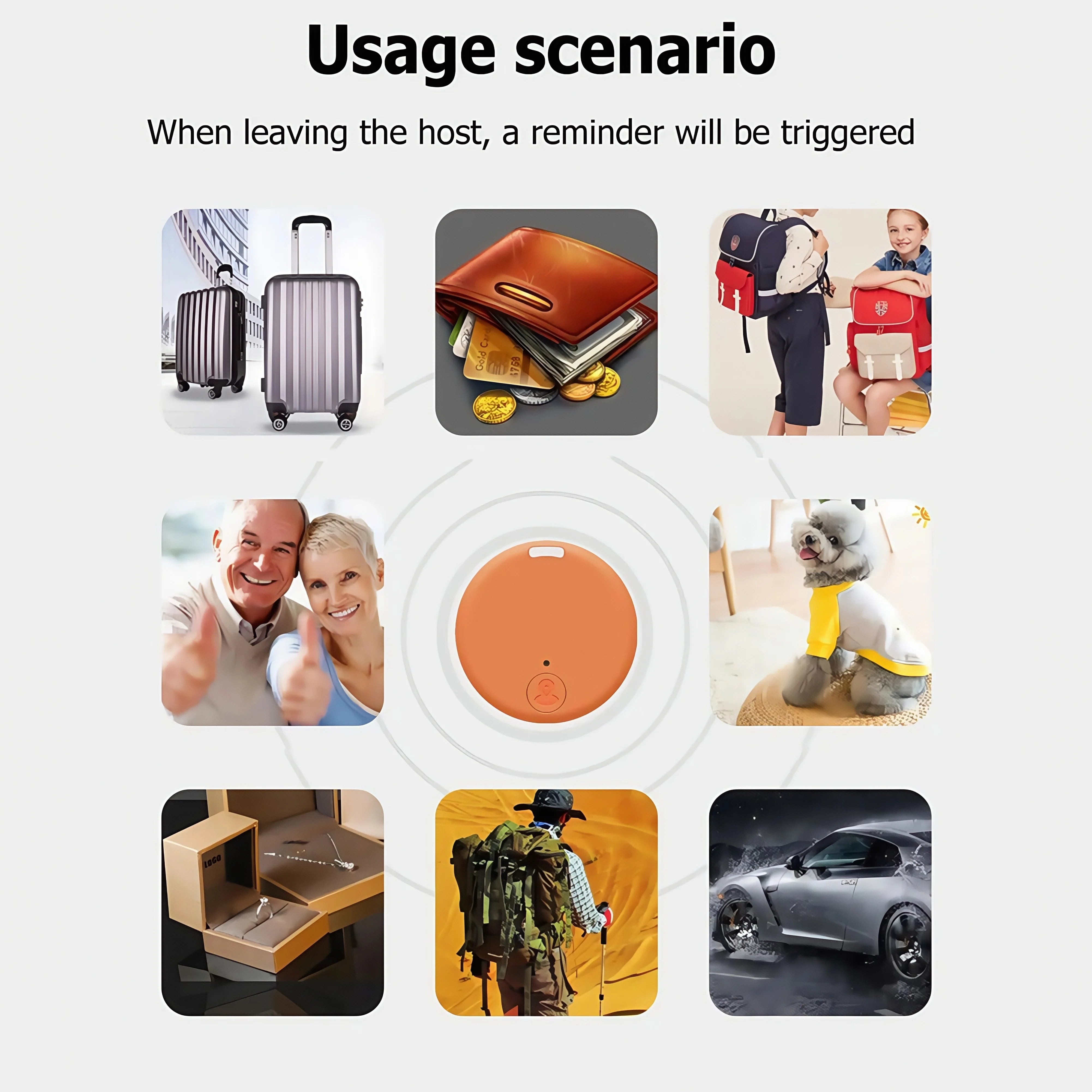 Mini GPS Tracker – Bluetooth Anti-Lost Device for Keys, Wallet & Kids