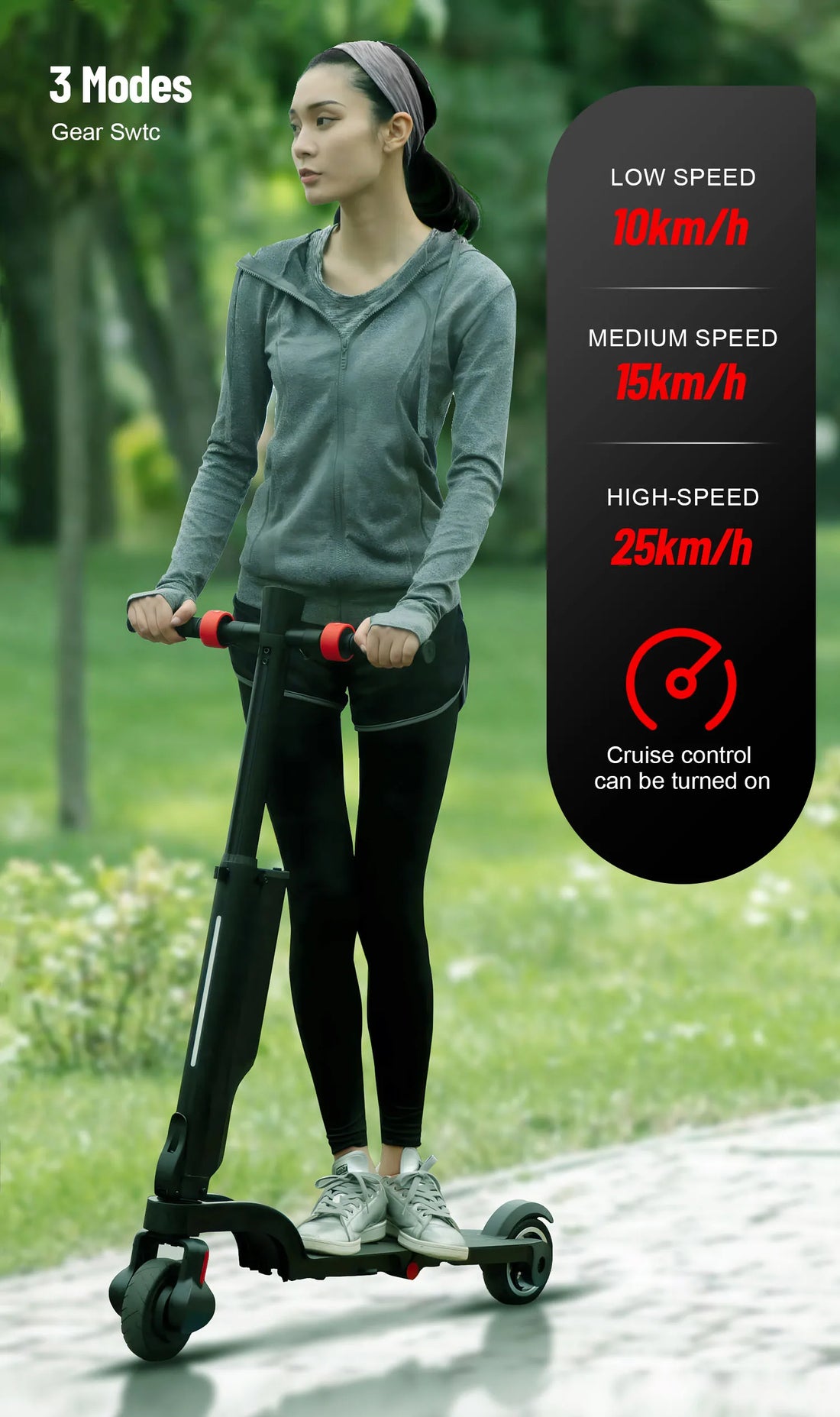 HX Foldable 350W Electric Scooter