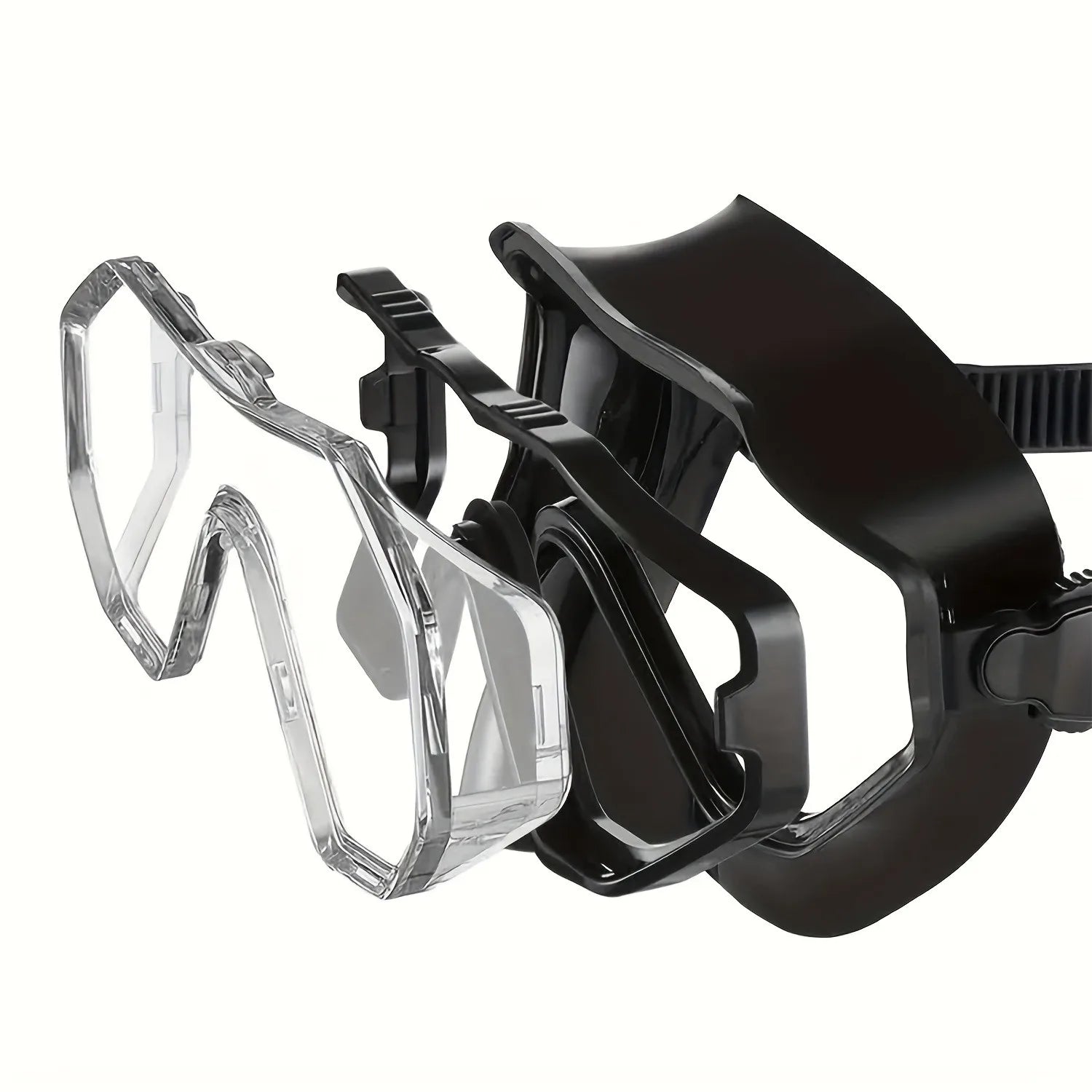 Dry Snorkel Mask Set – Panoramic Wide View Anti-Fog for Kids & Adults