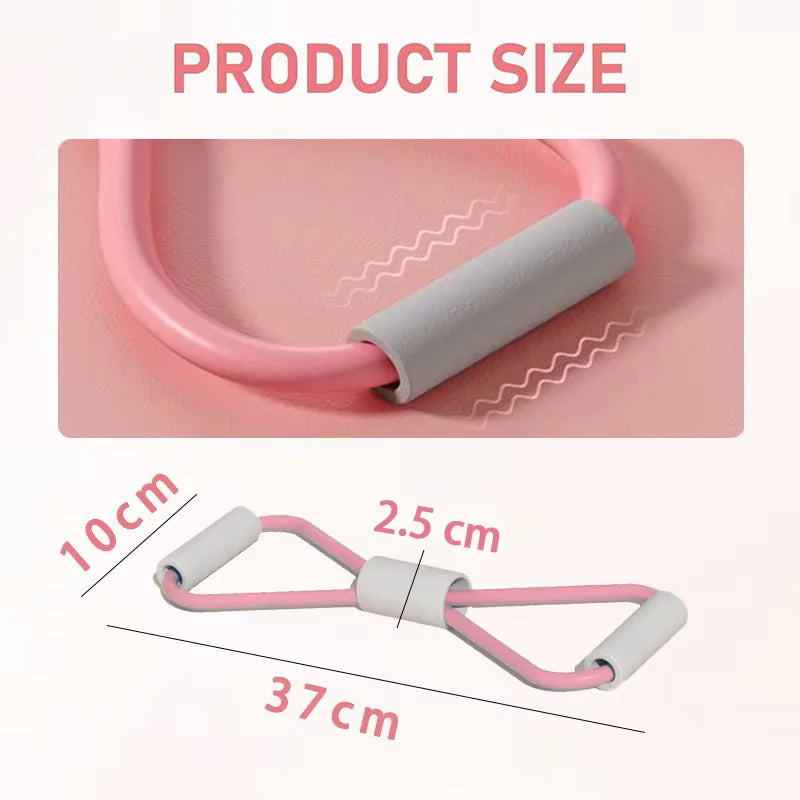 8-Shaped Yoga Resistance Band – Chest Expander