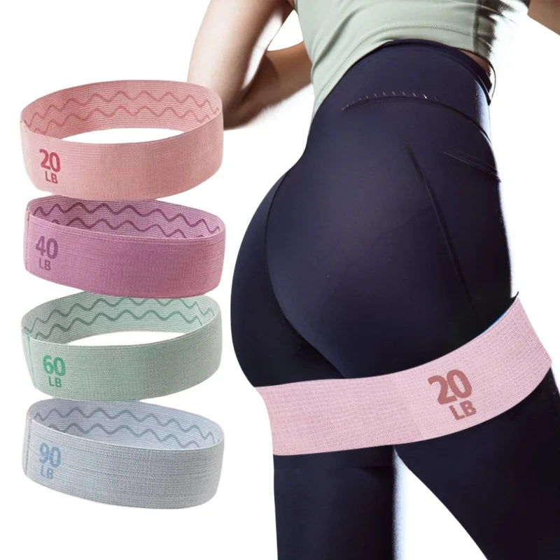 Fabric Resistance Bands – Yoga, Pilates & Home Workout Hip Circles