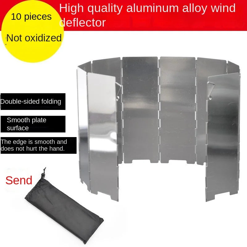 Portable Folding Stove Windscreen (8/10/12 Panels)