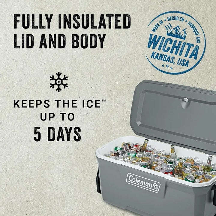 Coleman 100-Qt Classic Wheeled Insulated Cooler – Outdoor