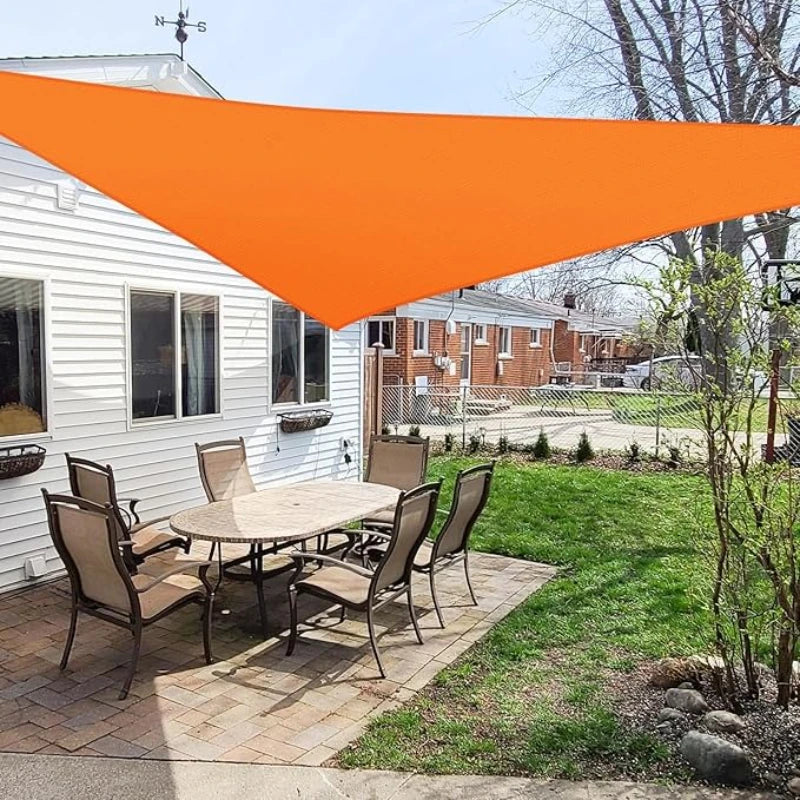 3x3x3M Waterproof Triangle Sun Shade Sail – Outdoor UV Canopy for Backyard, Patio, Camping & Garden