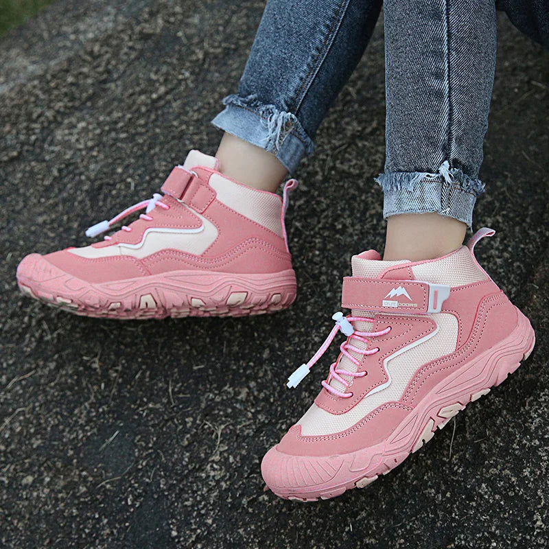 Kids’ Hiking Boots – Non-Slip Outdoor Trekking Shoes