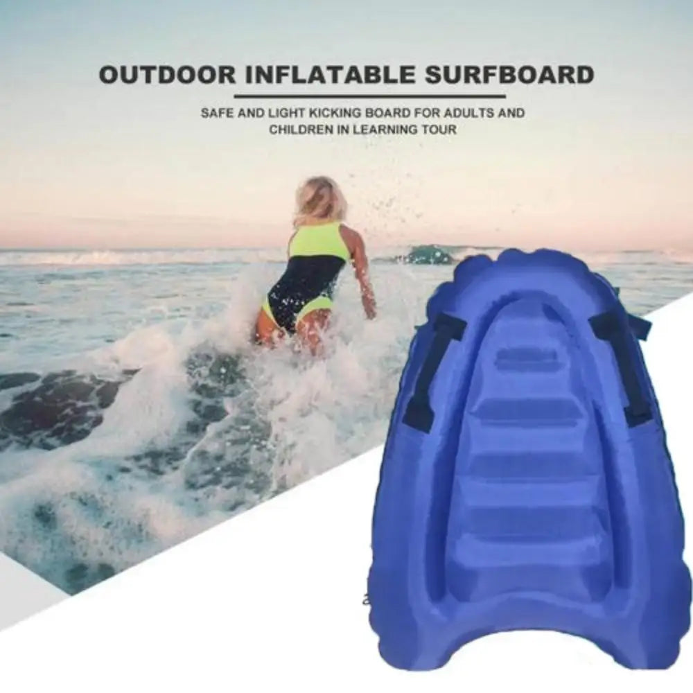 Oxford Cloth Inflatable Floating Bed – Surfboard Style Swimming Float