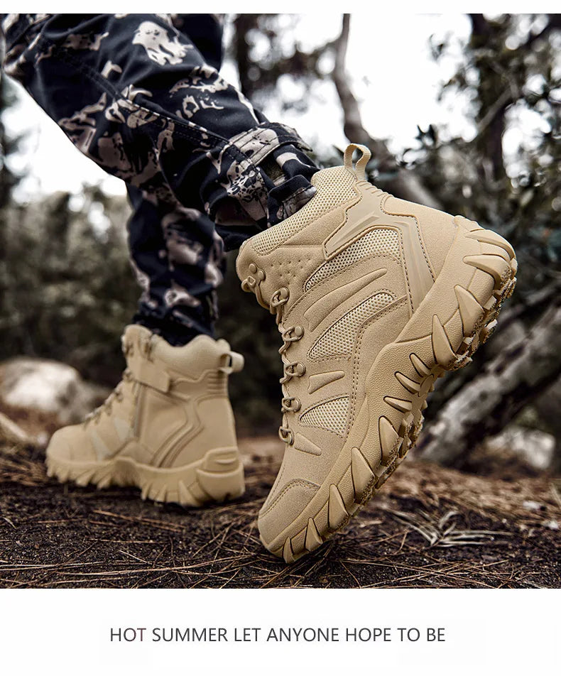 Men’s Tactical Combat Boots – Outdoor Hiking & Hunting