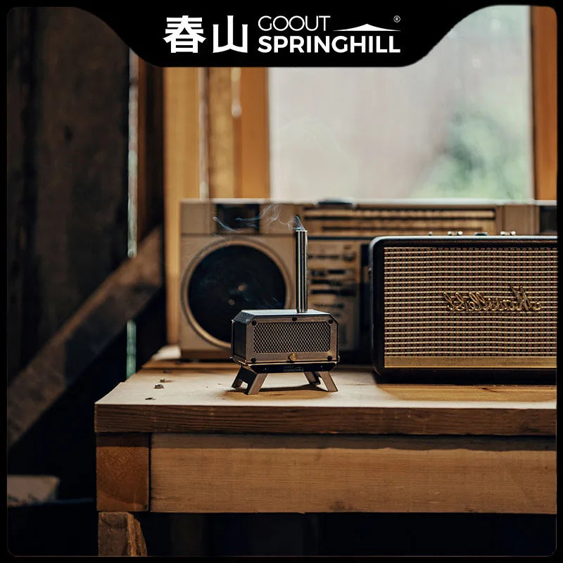 Goout Springhill Mini Woodstove – Portable Camping & Incense Burner