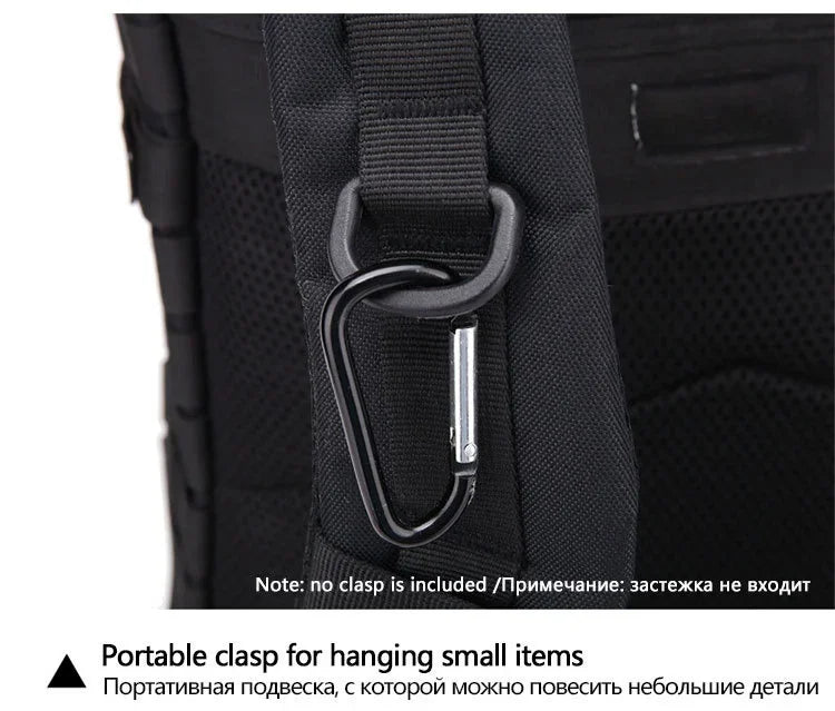 30/50L Tactical Backpack – MOLLE Survival Pack for Hiking, Travel & Hunting