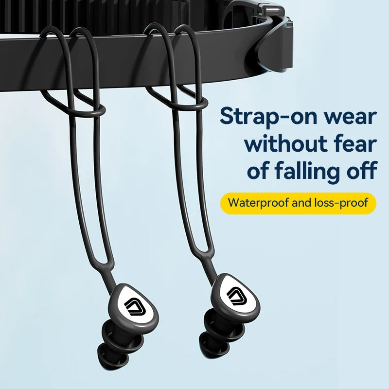 COPOZZ Silicone Swimming Earplugs & Nose Clip Set