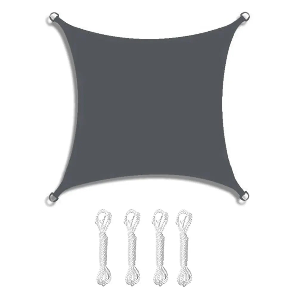 Large Waterproof Rectangle Sun Shade Sail for Outdoor Use