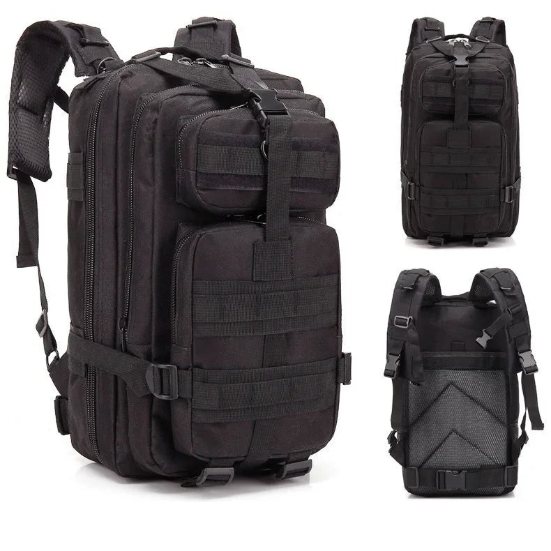 30/50L Tactical Backpack – MOLLE Survival Pack for Hiking, Travel & Hunting