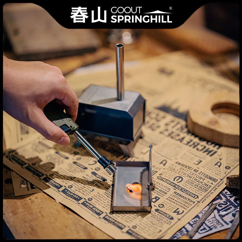 Goout Springhill Mini Woodstove – Portable Camping & Incense Burner