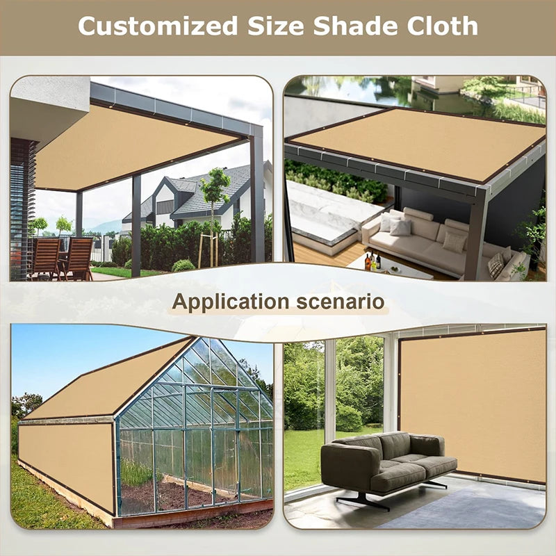 Waterproof Sunshade Net with UV Protection for Garden & Patio