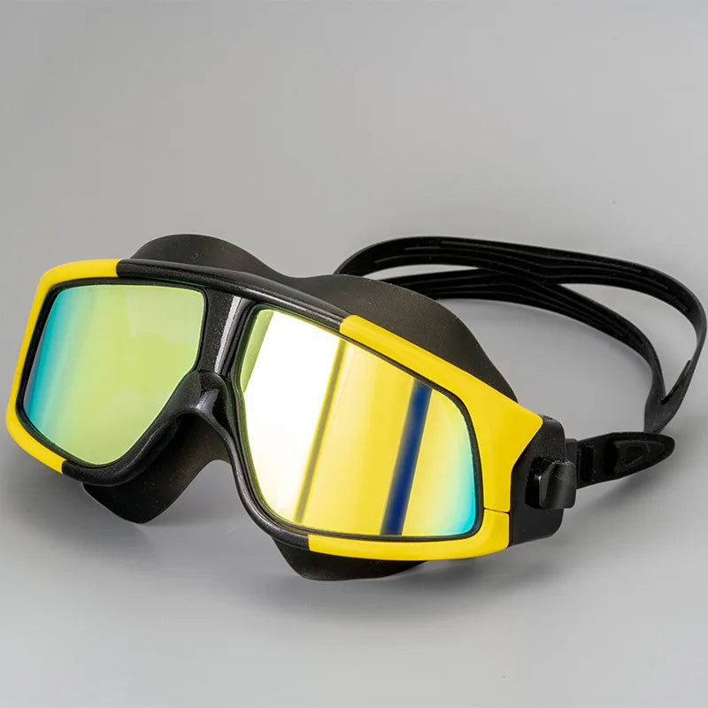Large Frame HD Anti-fog Swimming Goggles