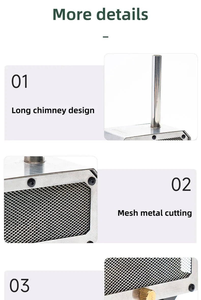 Goout Springhill Mini Woodstove – Portable Camping & Incense Burner