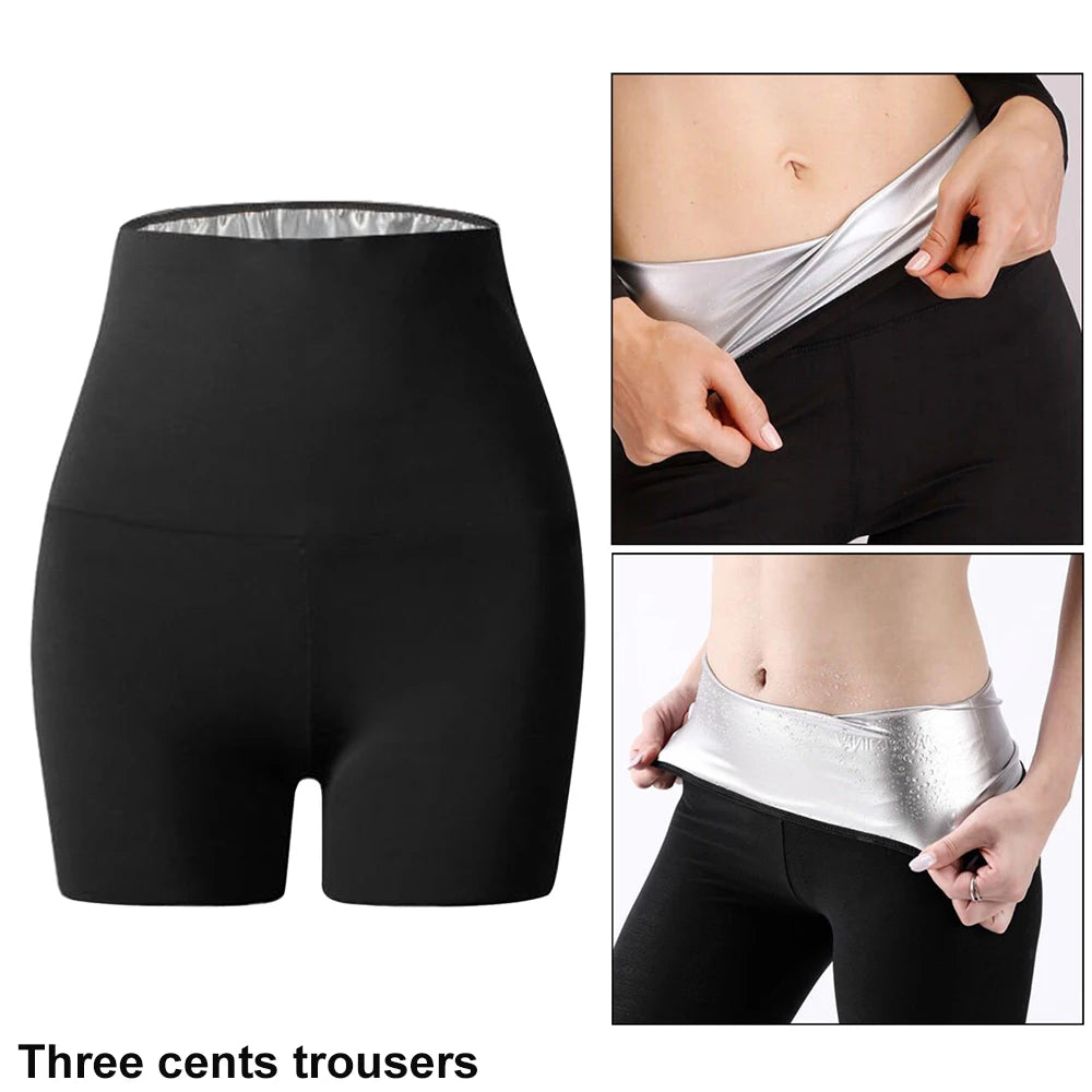 Women’s Sauna Sweat Shorts with Waist Trainer