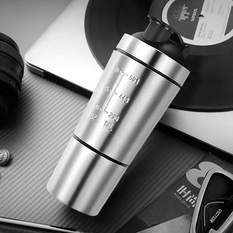 Stainless Steel Vacuum Sports Shaker Bottle – Double Layer