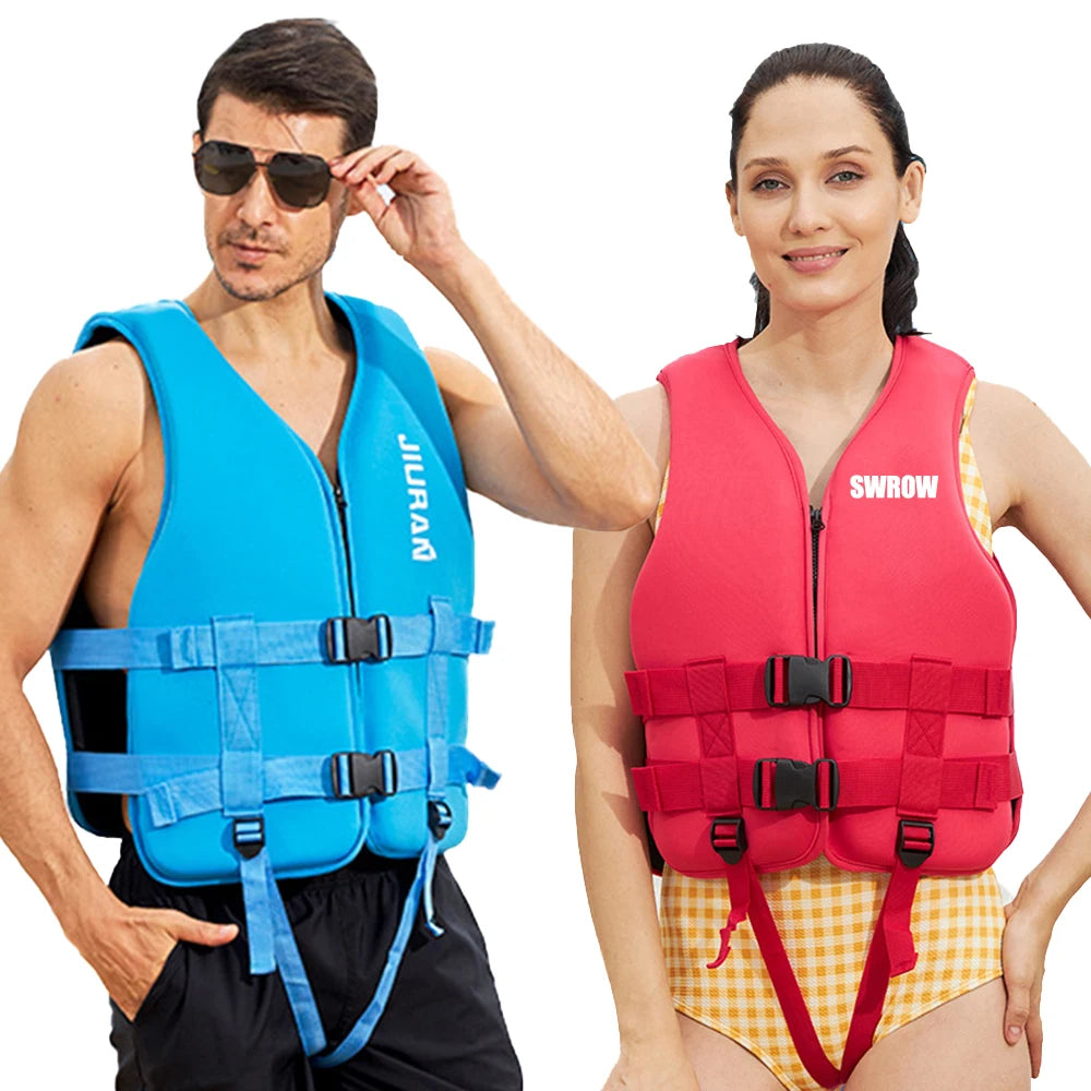 Portable Neoprene Life Jacket for Adults & Kids