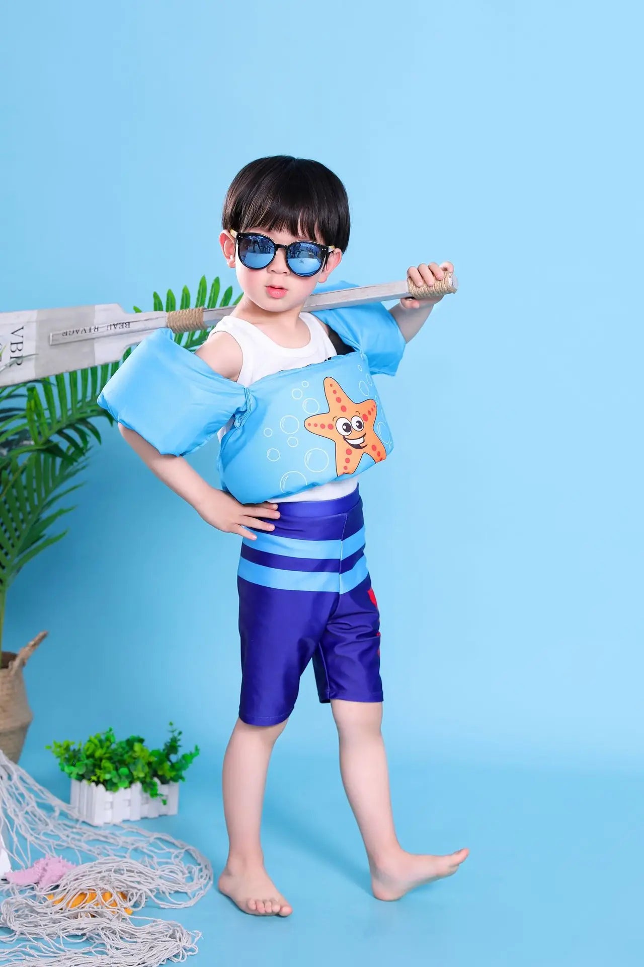 Kids Swim Arm Floaties – Safe Buoyancy Vest for Pool & Beach