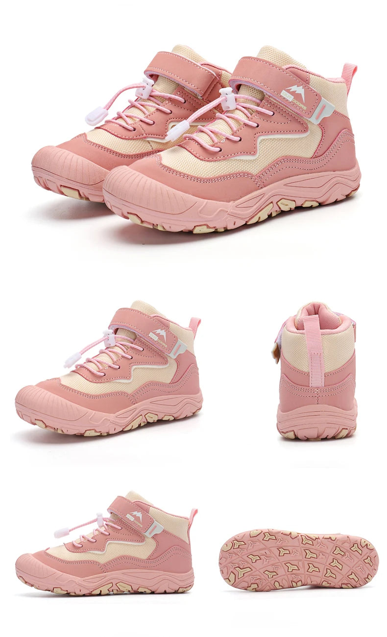 Kids’ Hiking Boots – Non-Slip Outdoor Trekking Shoes
