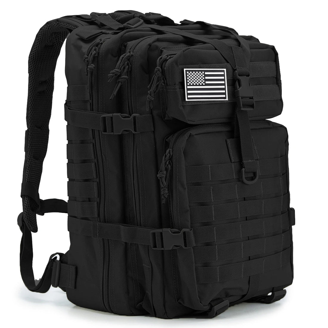 30/50L Tactical Backpack – MOLLE Survival Pack for Hiking, Travel & Hunting