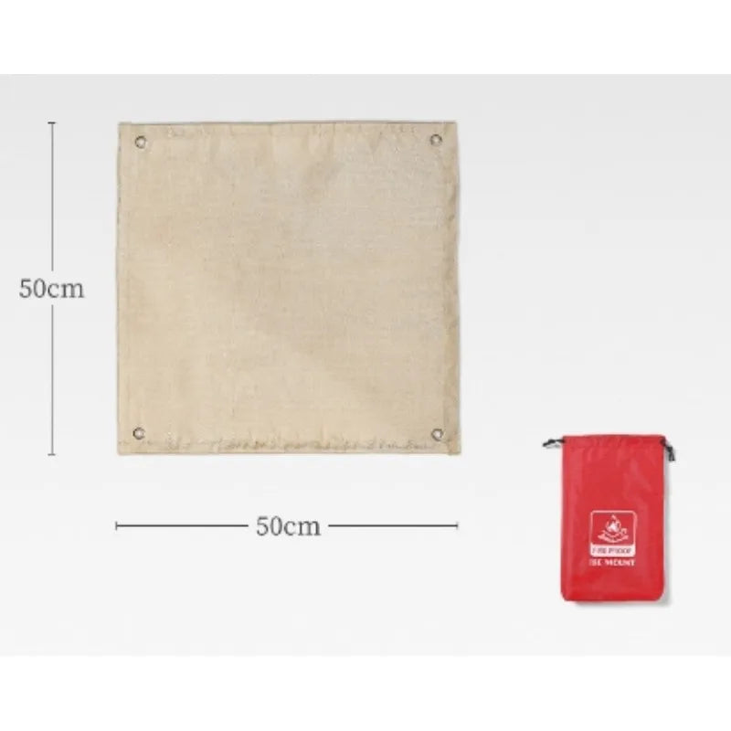 Fireproof BBQ Mat – High-Temp Grill Pit Protector for Camping & Outdoor Use