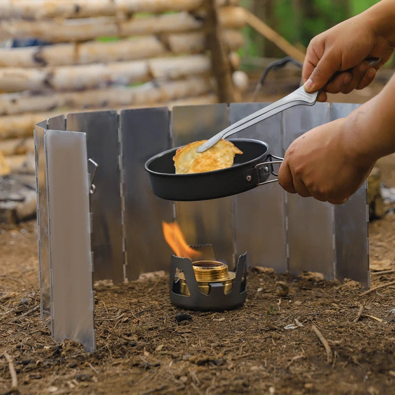 Portable Folding Stove Windscreen (8/10/12 Panels)
