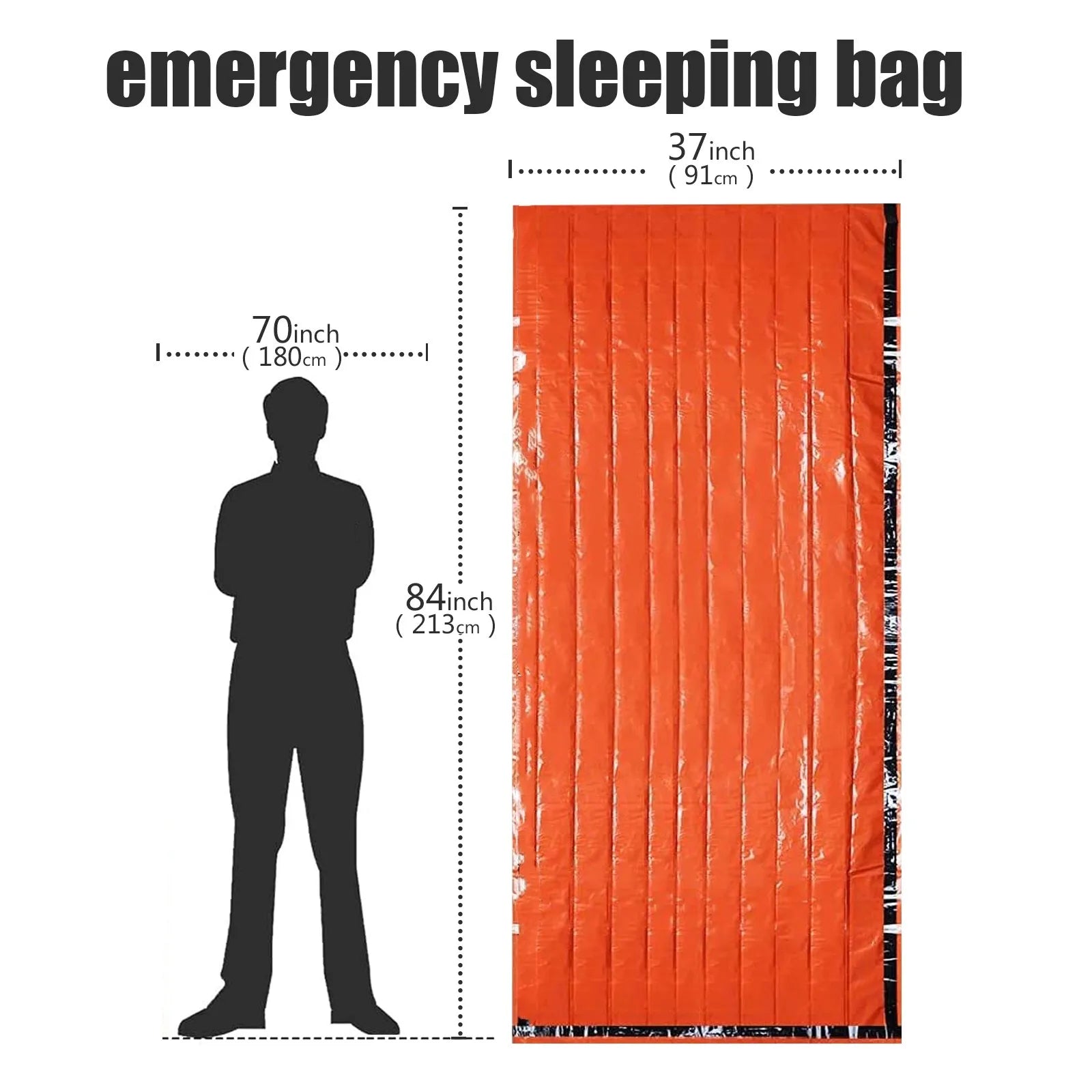 Emergency Thermal Sleeping Bag – Waterproof Survival Sack