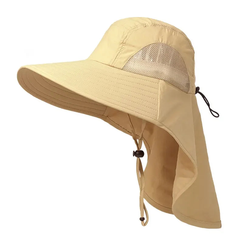 UV Protection Foldable Sun Hat with Mesh – Breathable Outdoor Hat for Men & Women