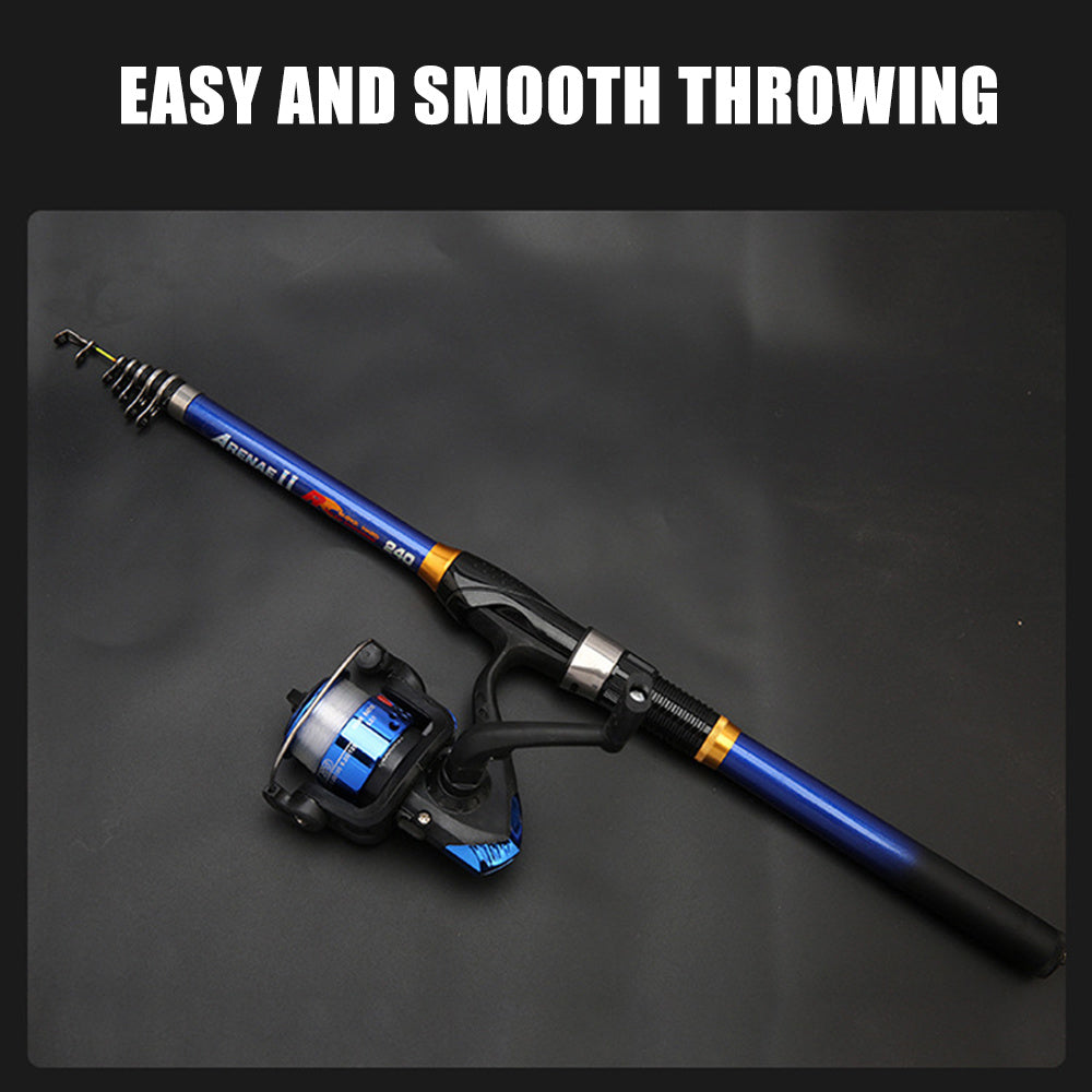 Telescopic Carbon Fiber Fishing Rod (1.5M–3M)