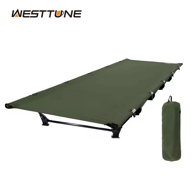 WESTTUNE Ultralight Folding Camping Cot – Portable Bed for Hiking & Travel
