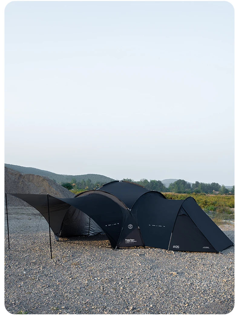 ShineTrip Waterproof Silver-Coated Camping Canopy