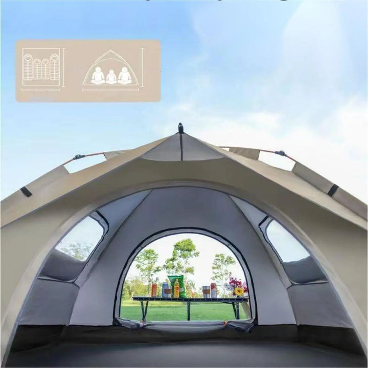 Automatic 2-Door Quick-Open Camping Tent