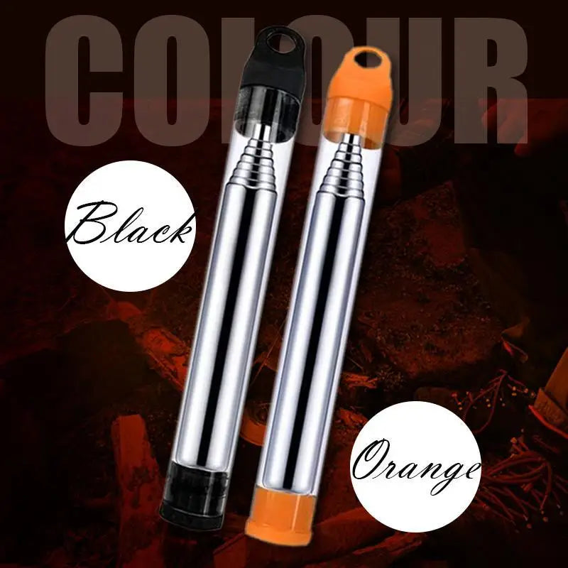 Collapsible Fire Blowing Tube – Compact Outdoor Fire Starter Tool
